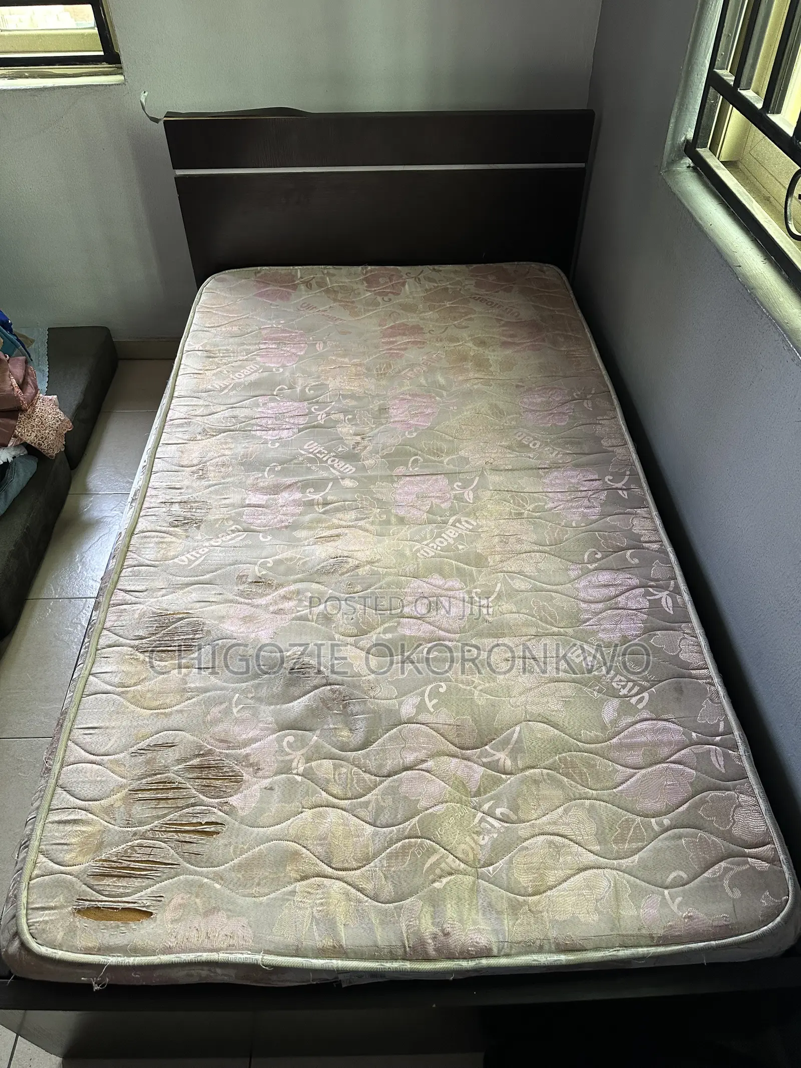 Bed and Bed Frame