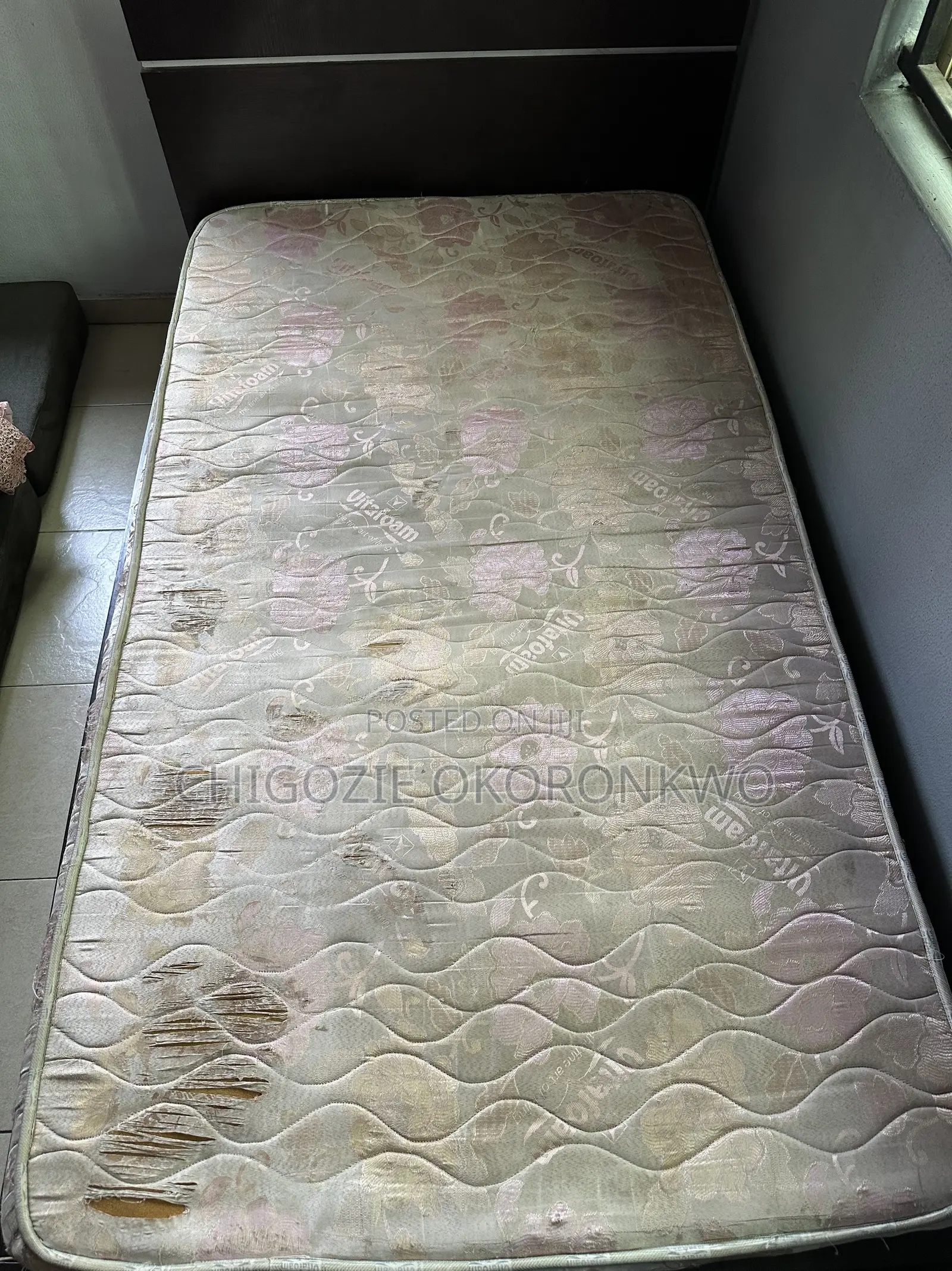 Bed and Bed Frame
