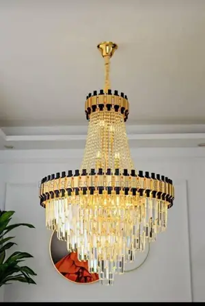 Large Crystal Staircase Chandelier X 600
