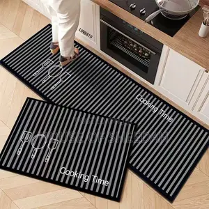 Two-Piece Absorbent Non-Slip Kitchen Mat Set