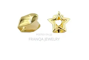 Double Plain Star Teeth Grillz