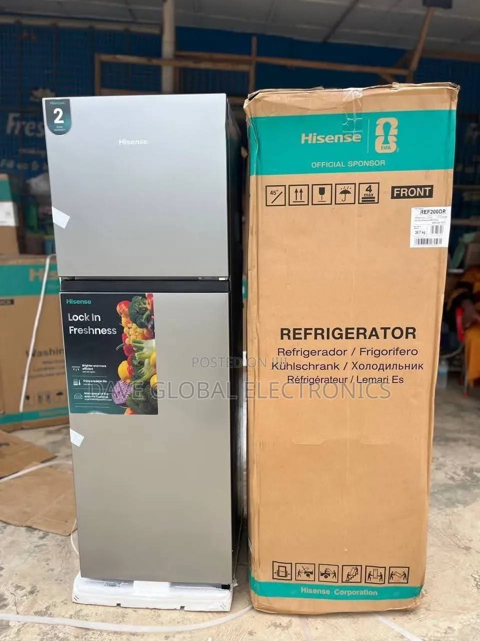 Hisense REFRIGERATOR REF200DR 200liter