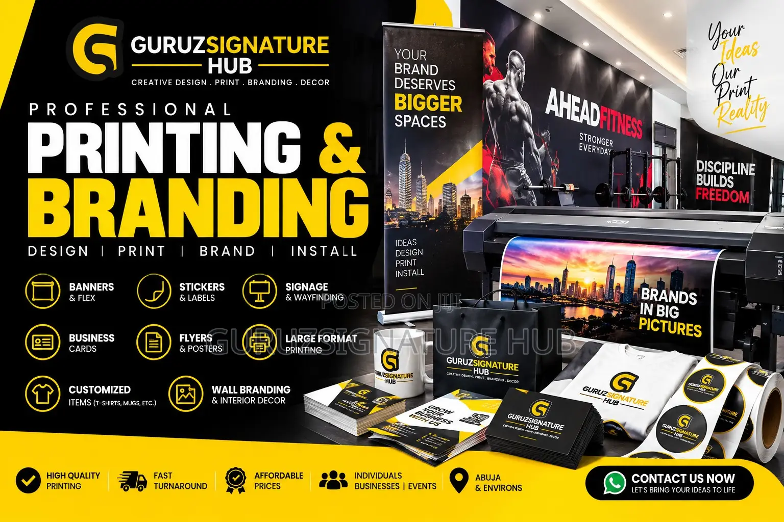 Professional Printing Branding Services in Abuja