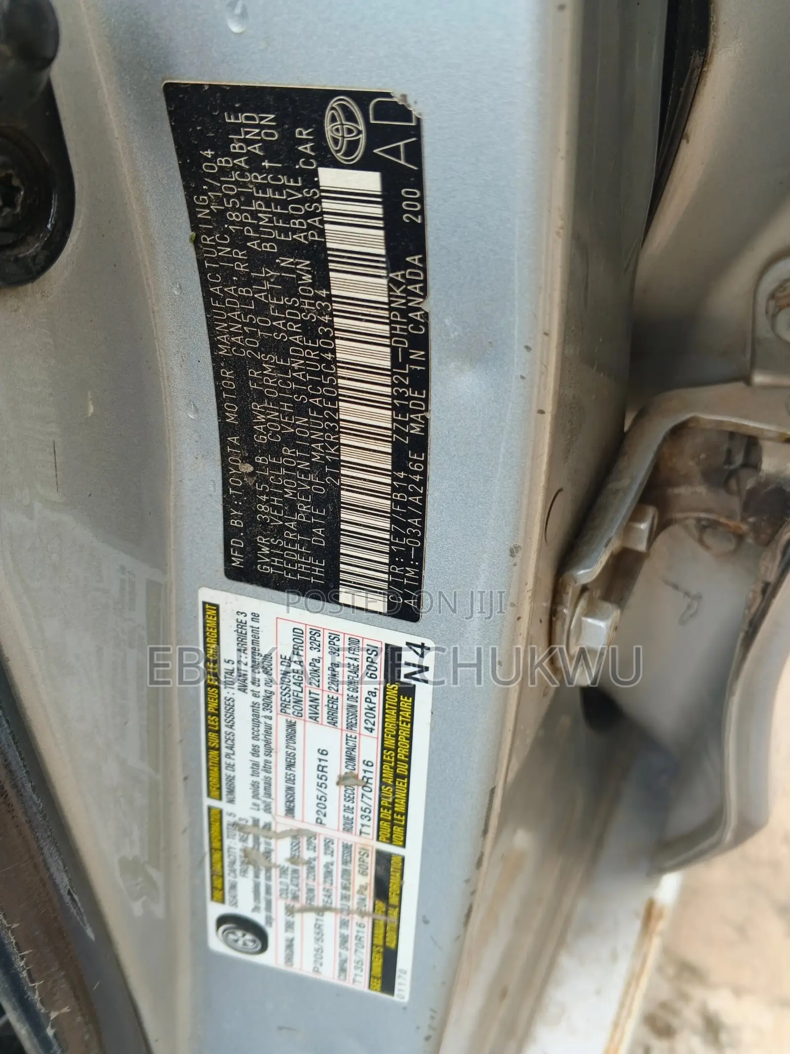 Toyota Matrix 2005 Silver