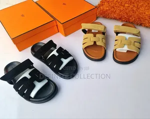 New Hermes Season 2 Leather Slippers
