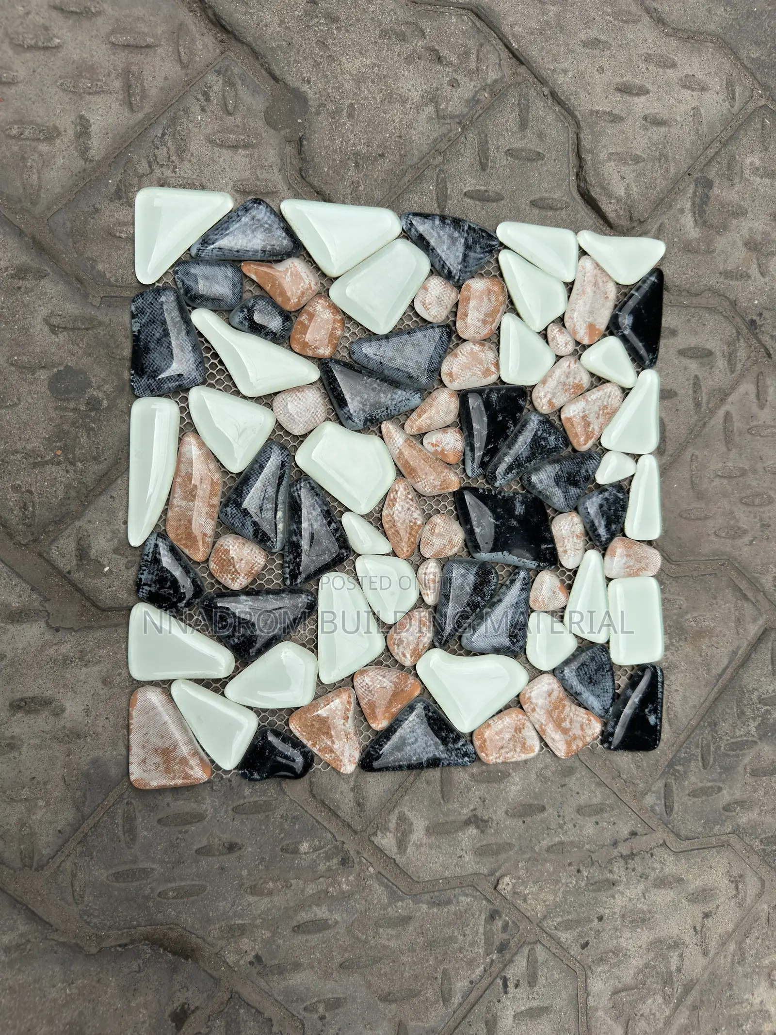 Glass Pebble Mosaic