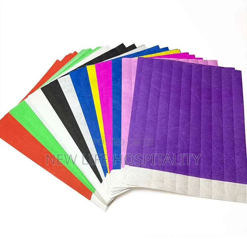 Party Paper Tag,Wrist Band/ Tags Tyvek(100pcs)