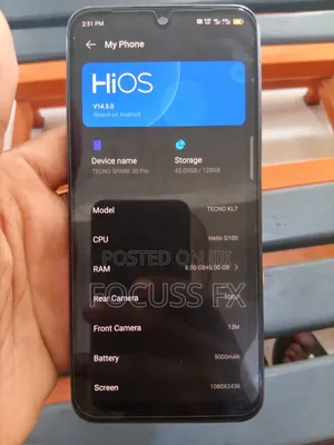 Tecno Spark 30 Pro 128 GB Black