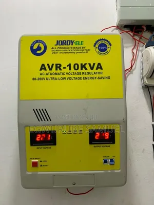 Jordy-Ele AVR-10KVA (10,000W) Automatic Voltage Regulator