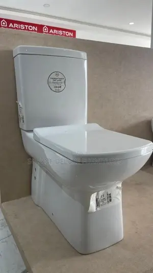 White Close-Coupled WC