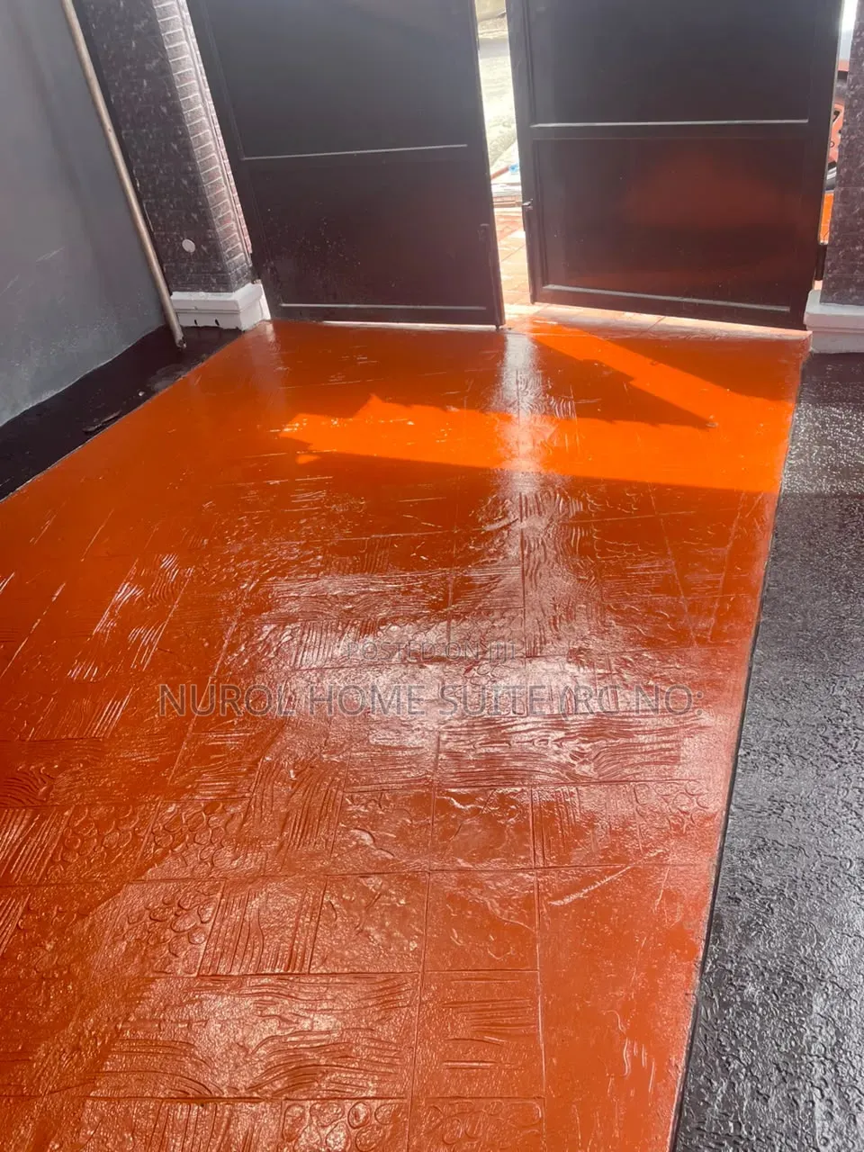 Unique Stamped Concrete Floor