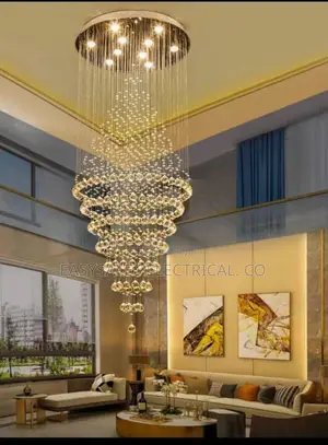 Modern Luxury LED Crystal Chandelier Lamp
