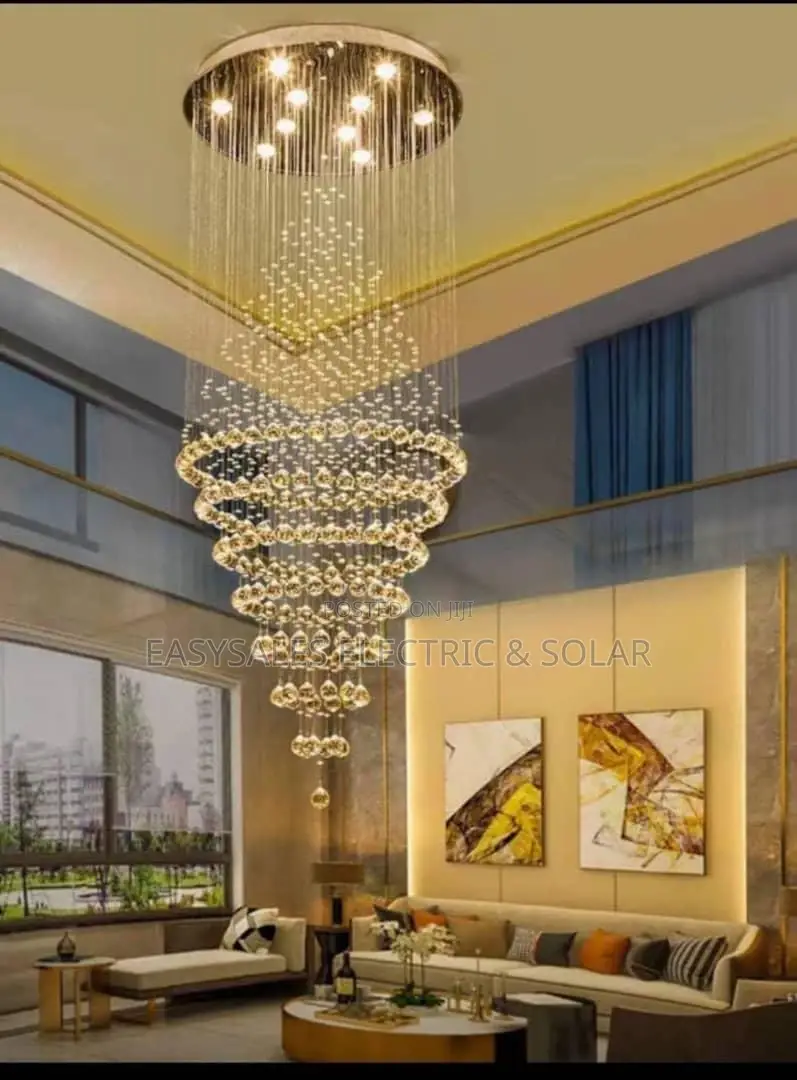 Modern Luxury LED Crystal Chandelier Lamp