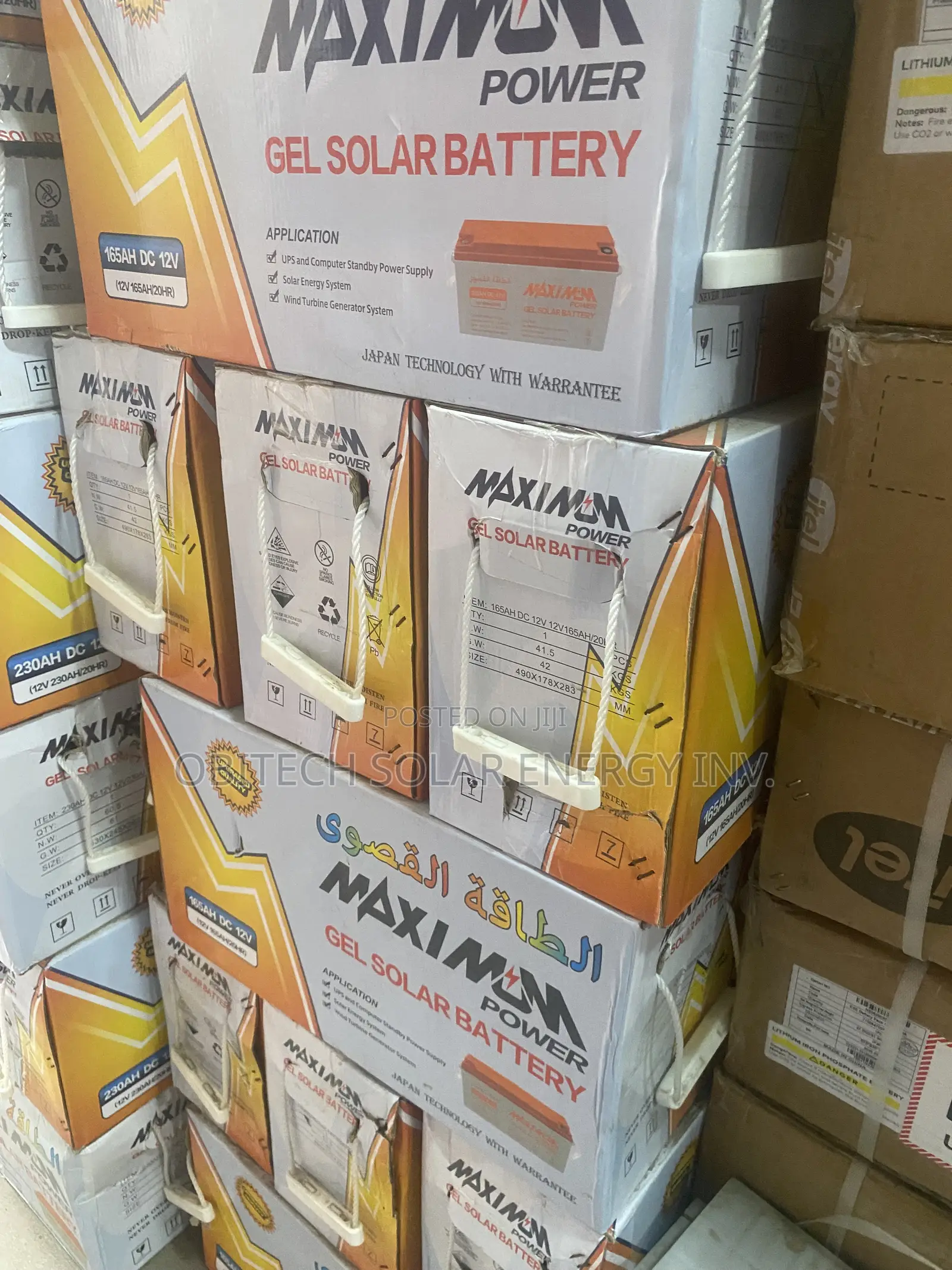 165AH 12V Maximum Deep Cycle Battery