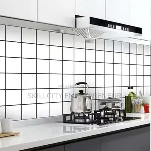 Self-Adhesive, Waterproof Marble-Patterned Wallpaper