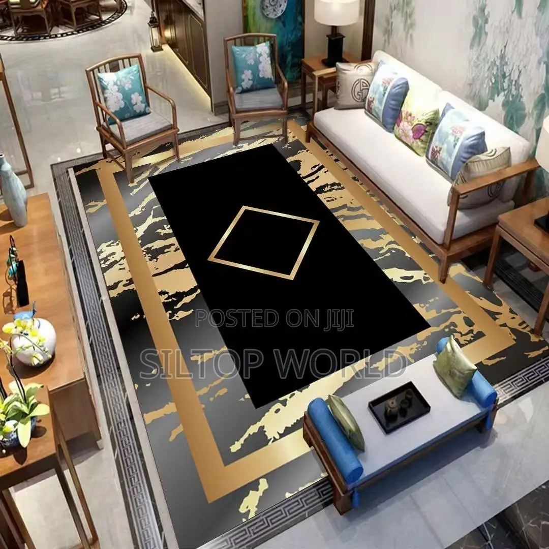 Quality 5 X 7 Living Room Designed Super Soft 3d Center Rug.