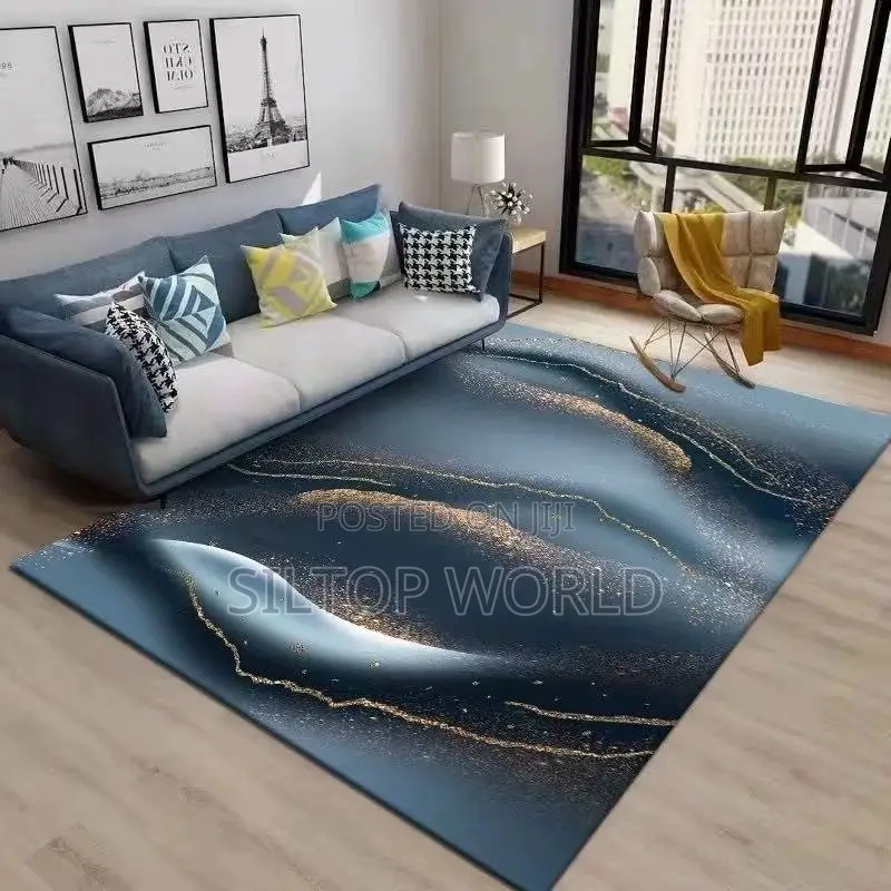 Quality 5 X 7 Living Room Designed Super Soft 3d Center Rug.