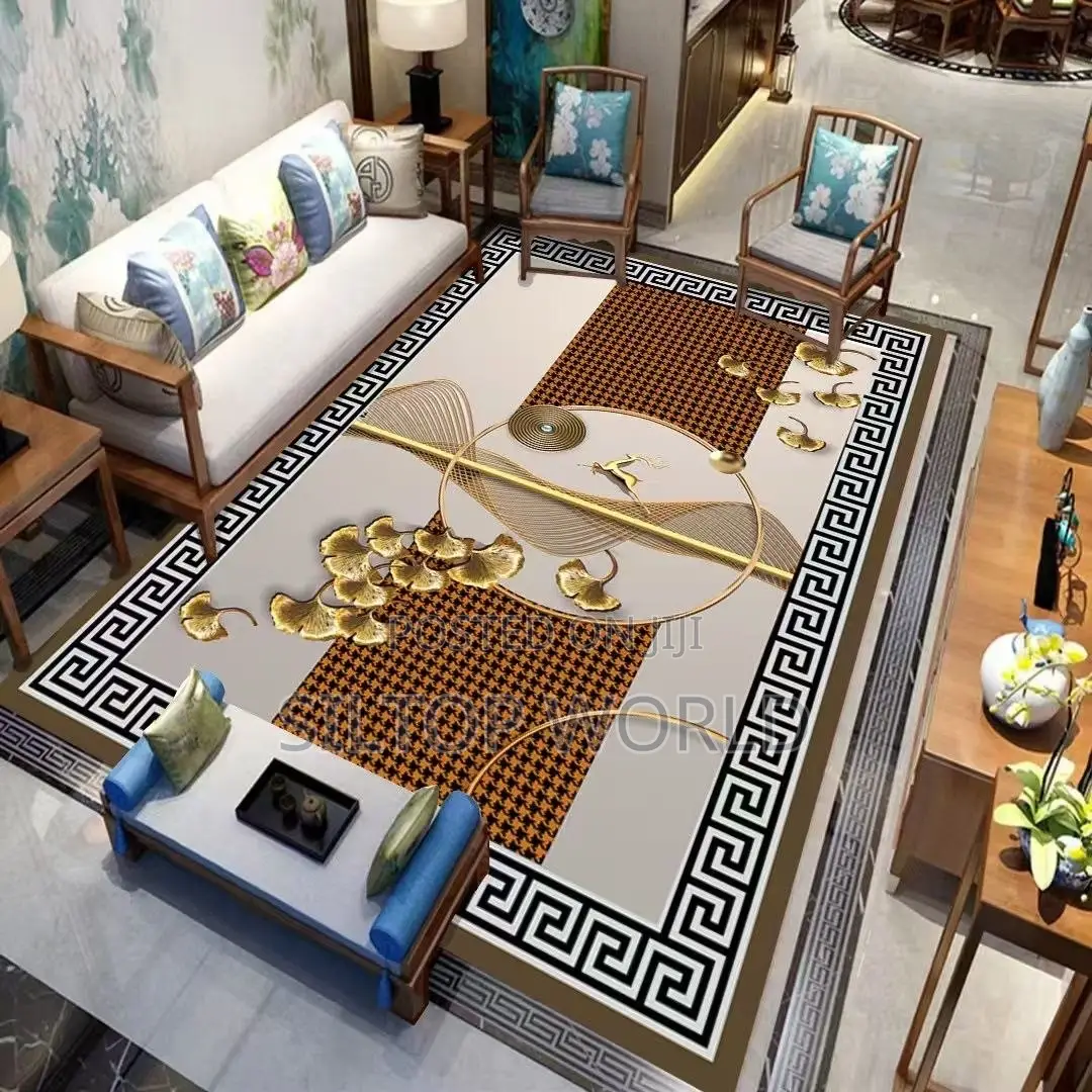 Quality 5 X 7 Living Room Designed Super Soft 3d Center Rug.