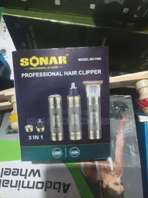 Original SONAR 3-in-1 Rechargeable Professional Hair Beard Trimmer