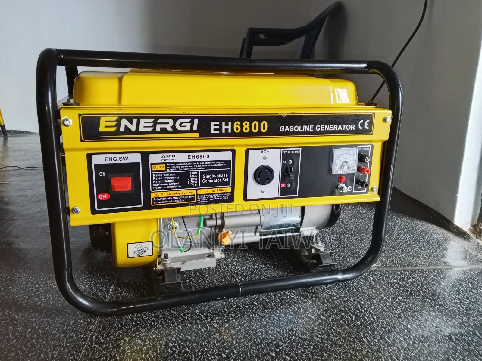 4.5KVA 100% Copper Generator
