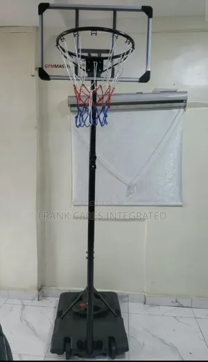 Gymmaster Adjustable Basketball Stand With Ball