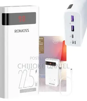 Romoss Sense 8PF 30000mAh 22.5W Power Bank.