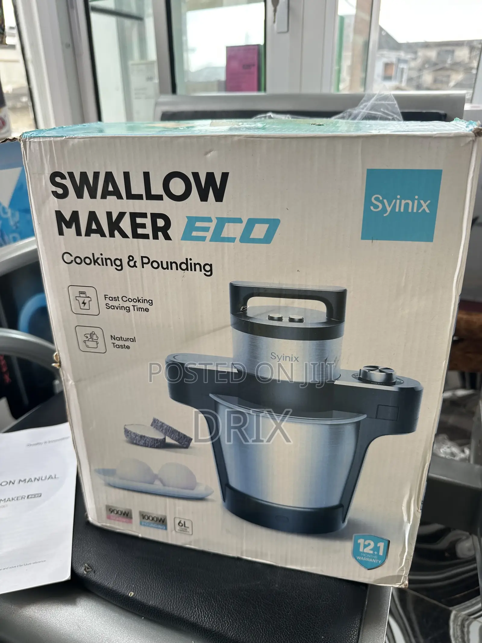 Syinix Swallow Maker Eco 6litre Cook Multi Functional Food Processor