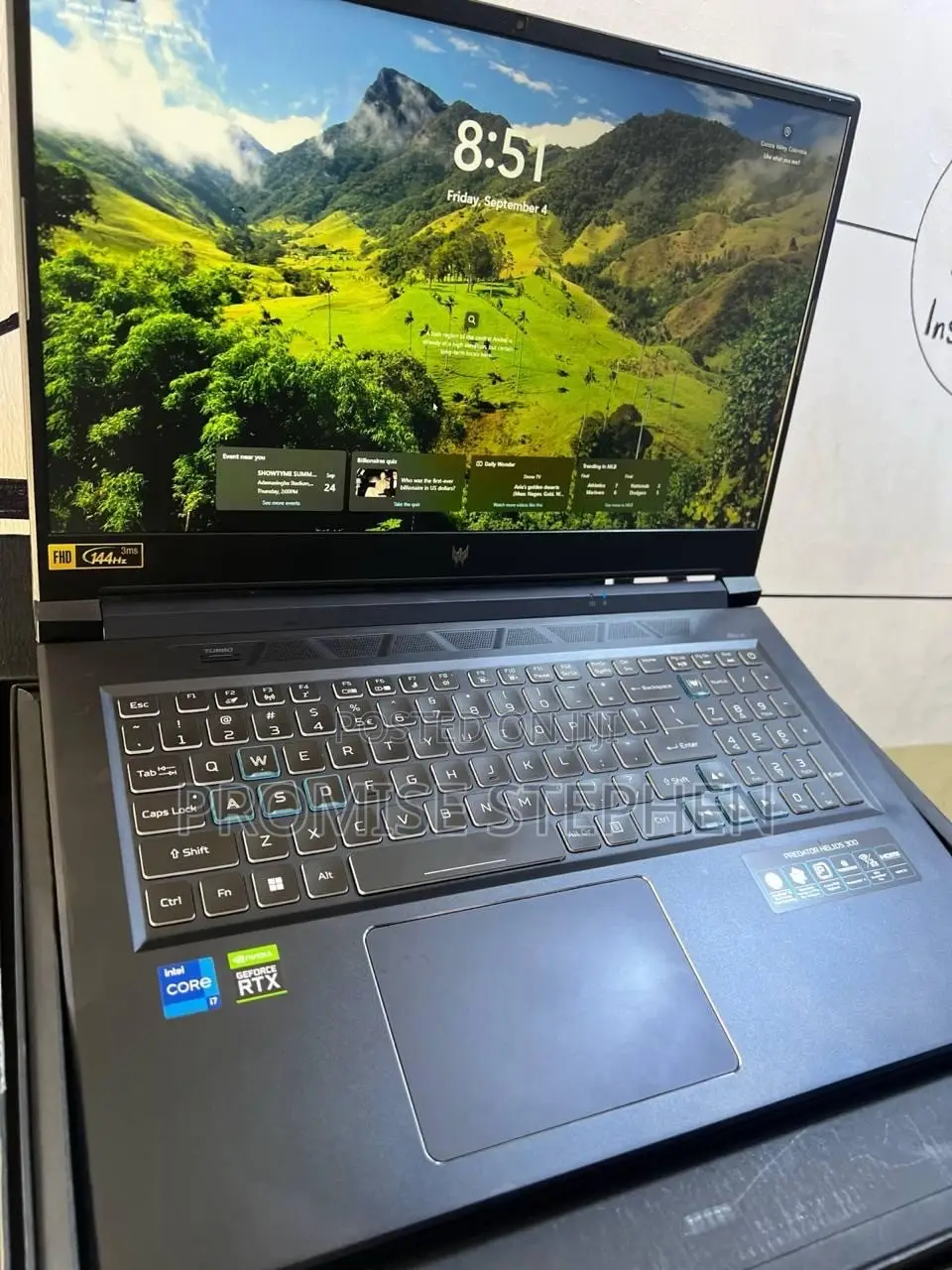 Laptop 16GB Intel Core i7 SSD 1T