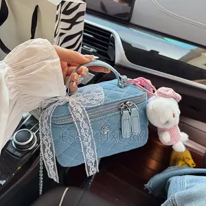 Ladies Denim Box Bag