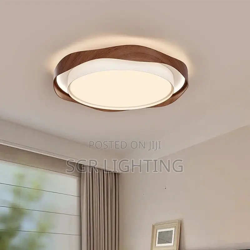 Creative Intelligent Silent Bedroom Leaf Free Fan Ceiling Lamp