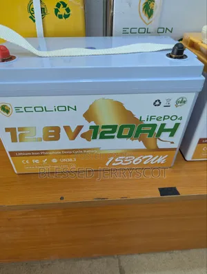 Ecolion 1.5kwh 12v 120ah Lithium Ion Solar Battery in Stock.