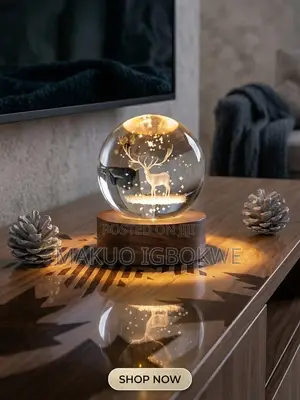Crystal Led Ball for Your Parlor TV Console