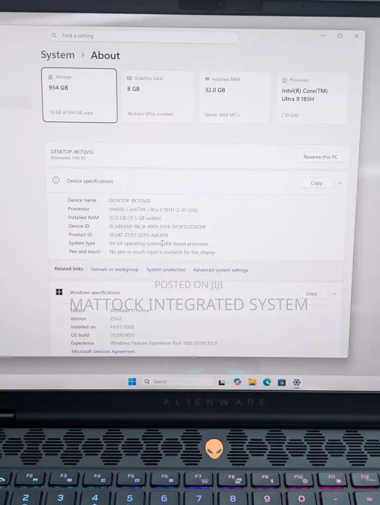 Laptop Dell 32GB Intel Core Ultra 9 SSD 1T