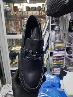 Premium Salvatore Ferragamo Gancini Leather Loafers
