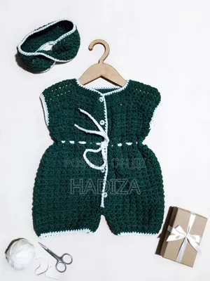 Crochet Baby Romper