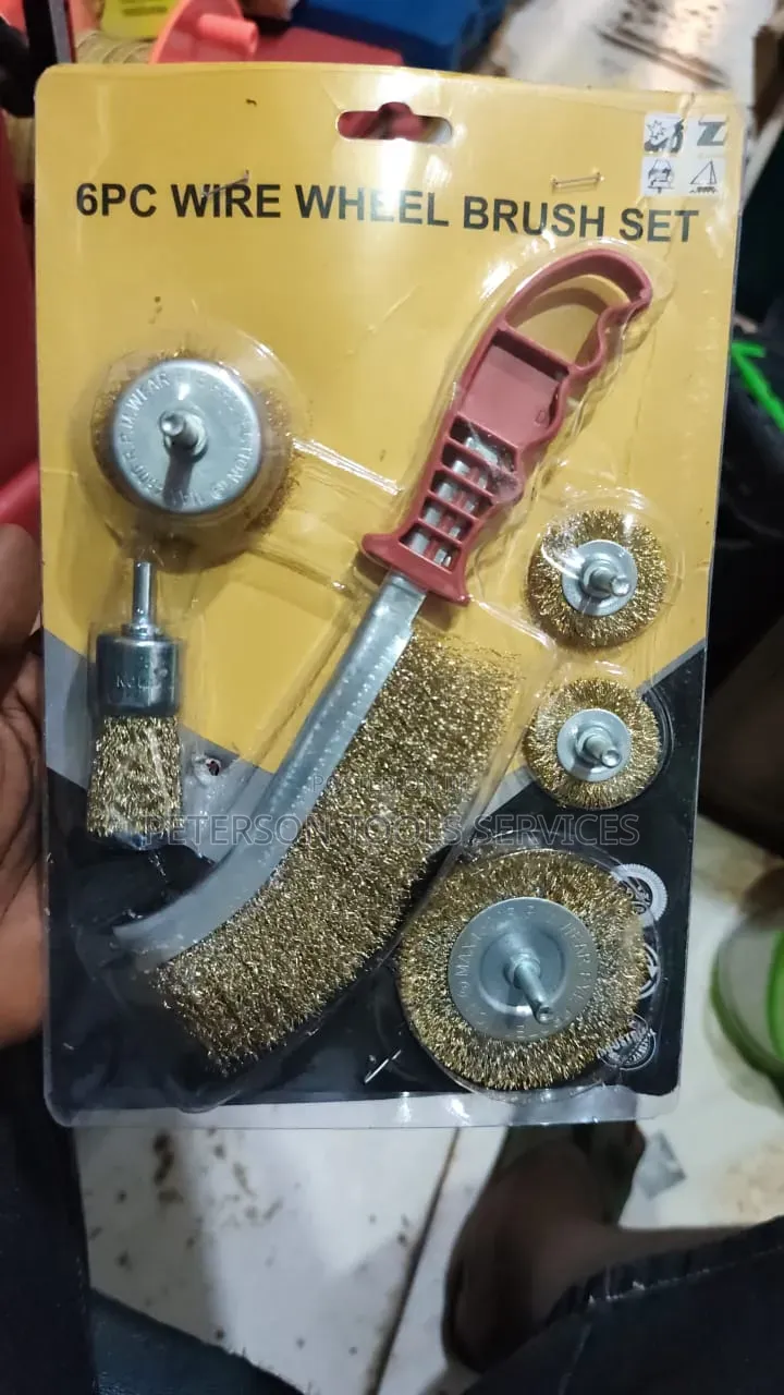 6pc Wire Wheel Brush Set