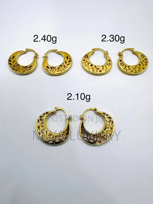 Beautiful 18karat Gold Earrings