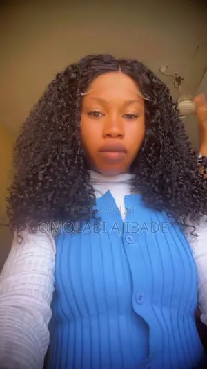 SDD Full 5by5 Closure Pixel Curls Wig Natural Color