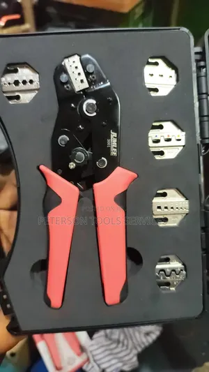 Crimping Tool With 6pc Quick Change Head