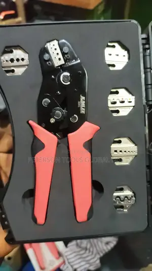 Crimping Tool With 6pc Quick Change Head