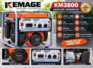 Kemage KM3800 Gasoline Generator 2.5KVA