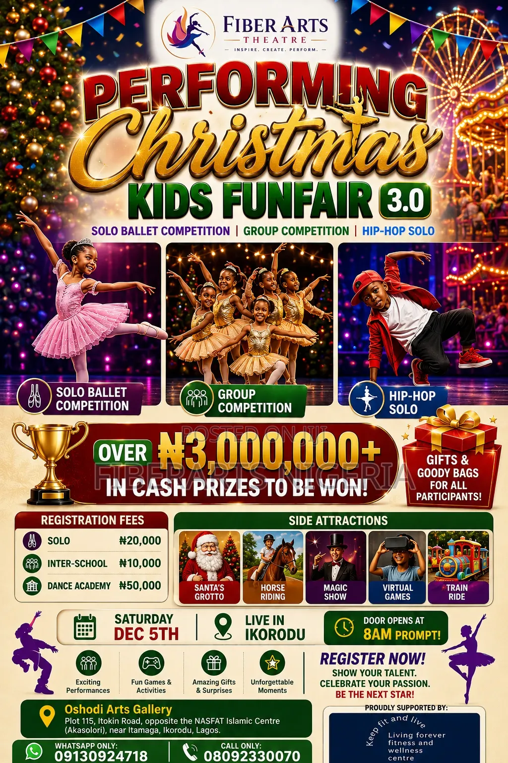 Performing Christmas Kids Funfair 3.0
