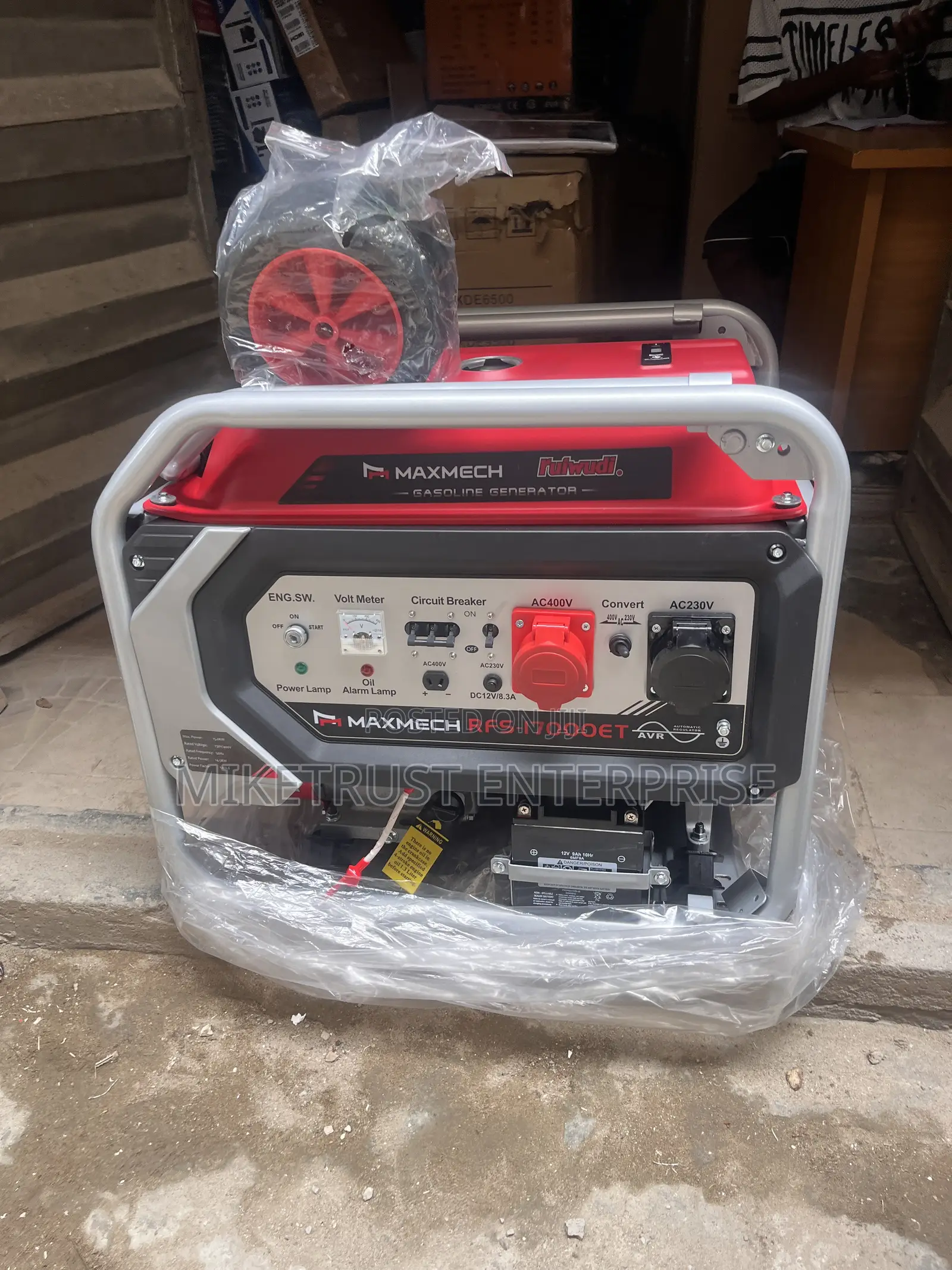 15kva Maxmech 3 Phase Copper Generator
