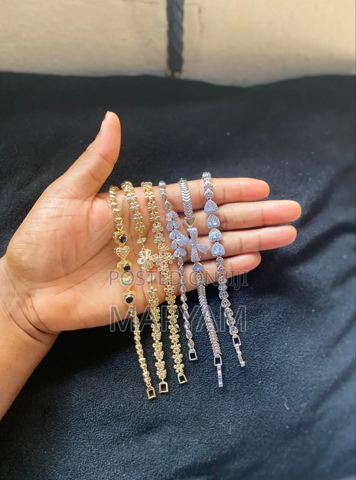 "Gold Silver Bracelet Collection – Multiple Designs Available"