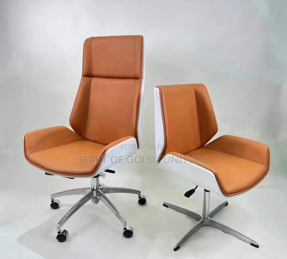 Back Walnut Tenner Office Chair