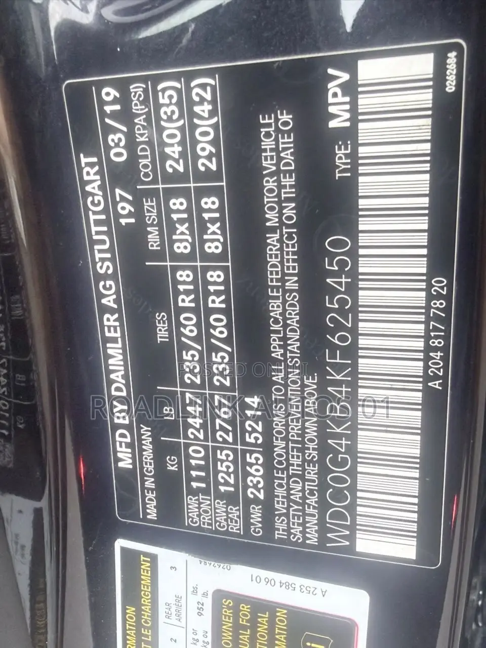 Mercedes-Benz GLC-Class 2019 Black