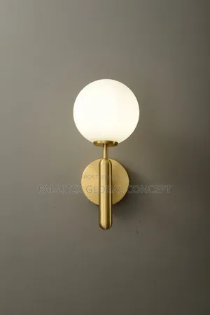 Gold-Finished Wall Sconce