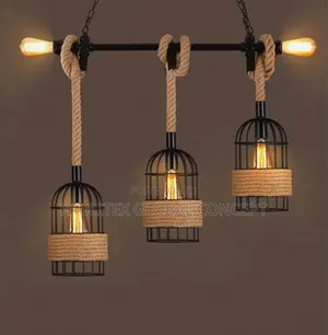 Rustic Industrial Hanging Pendant Light