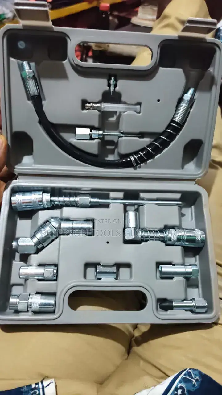 12-Piece Universal Grease Gun Accessory Set