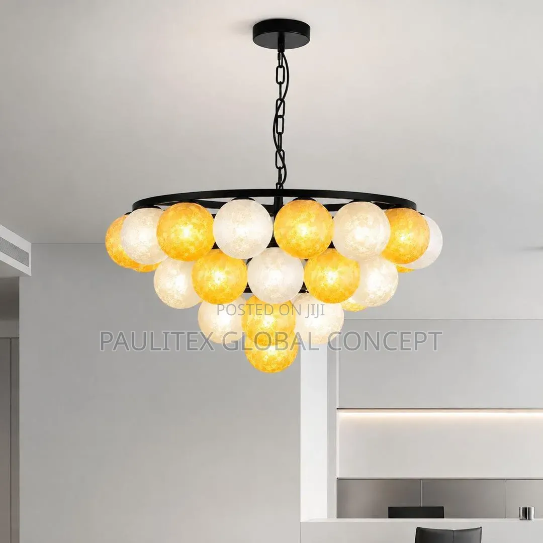 Multi-Tiered Cluster Globe Chandelier